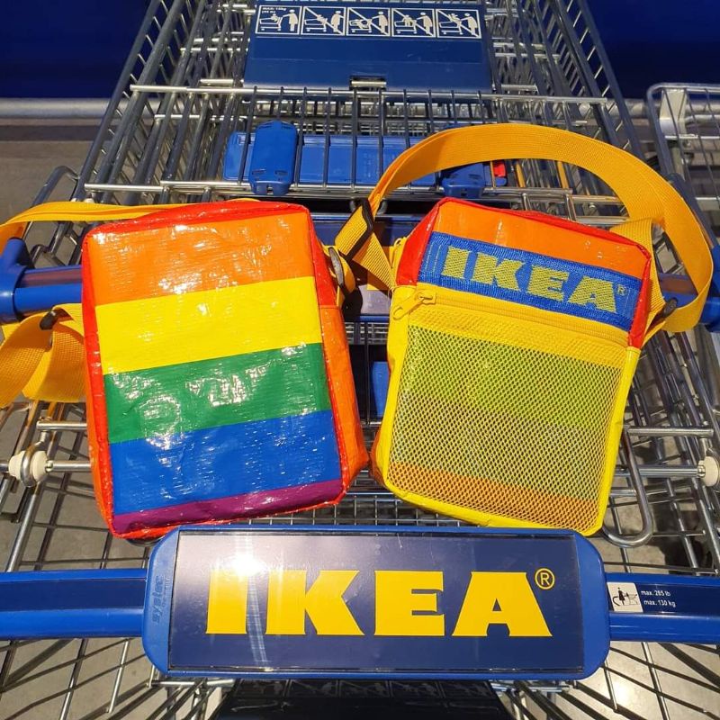 IKEA Rainbow 🌈 cross body bag Shopee Singapore