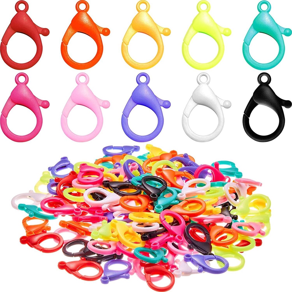 25 35mm 10pcs Lot Buckle Snap Clasps Hook Lobster Clasps Keychain 