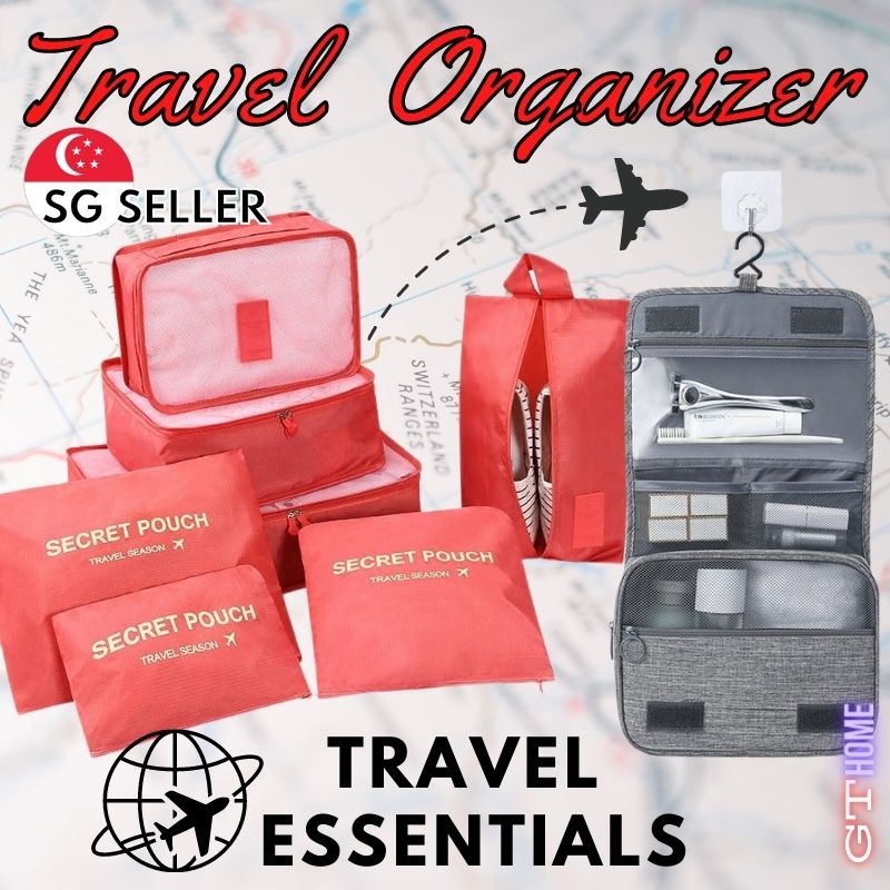 Travel Organizer Storage Bag for Clothing Undergarment Toiletries