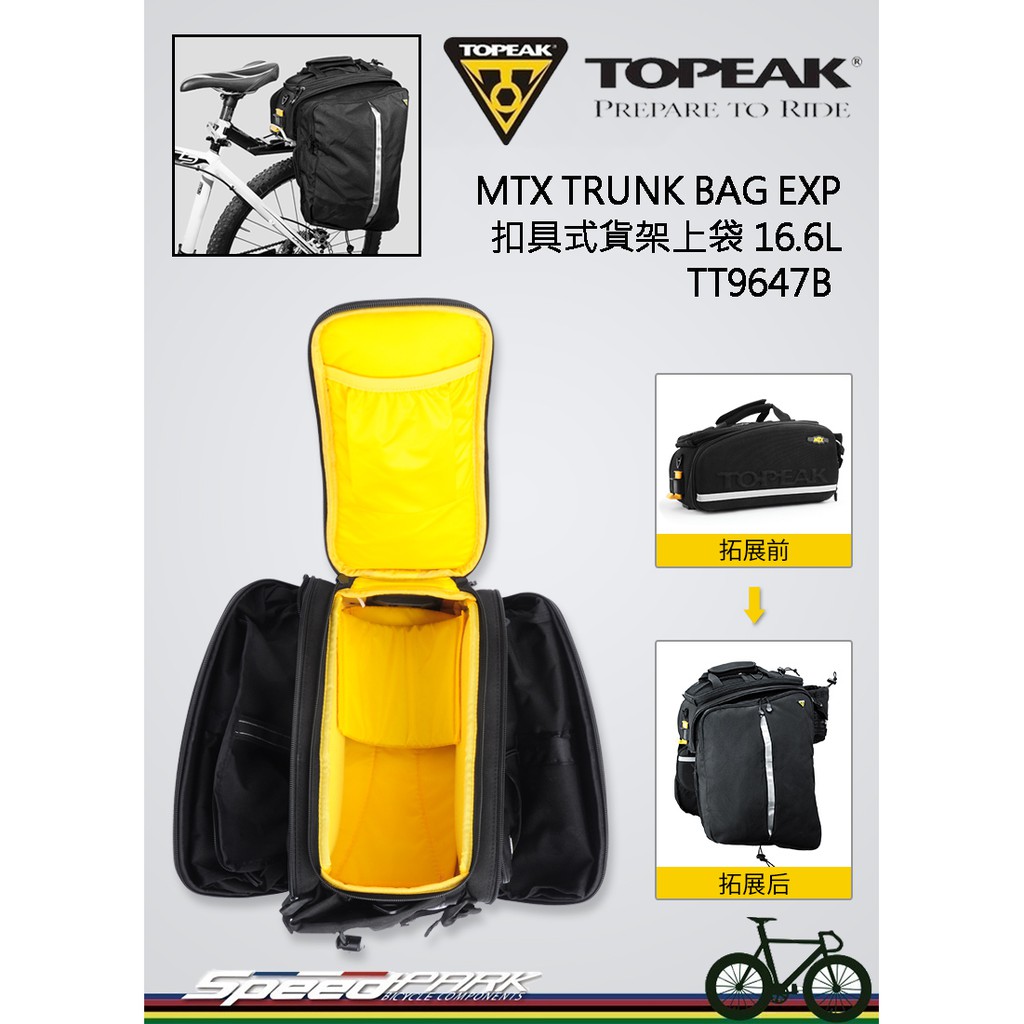 Topeak mtx trunk online bag exp