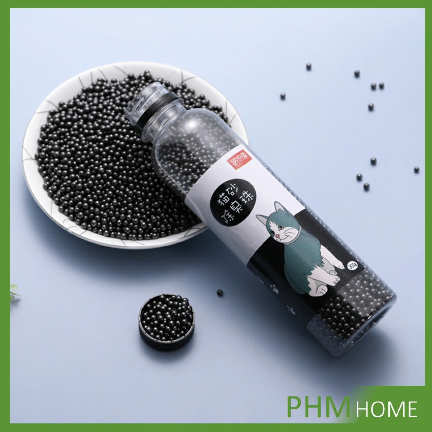 Cat litter deodorant Carbon Poop Deodorizer Pee In A Bottled Box beads