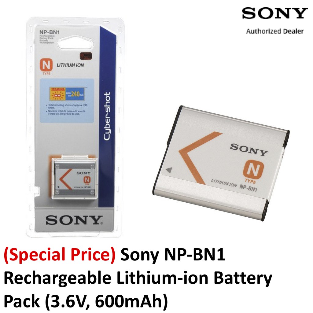 Battery similar SONY NP-BN1, Li-ion, 3,7V, 630mAh, 2,3Wh
