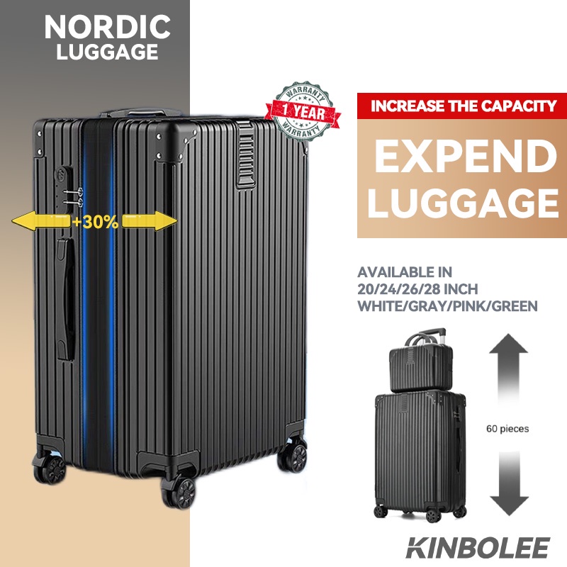 Kinbolee Expandable Luggage 28 INCH Luggage Bag Lightweight Luggage ...