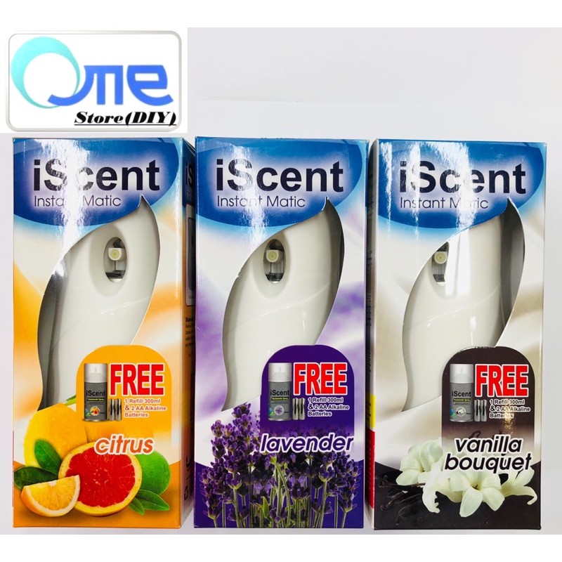 Iscent Instant Mactic Aitomactic Air Freshener Dispenser Starter Pack ...