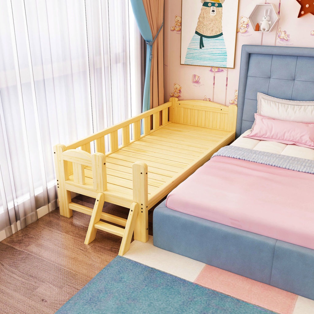 Double bed cheap baby