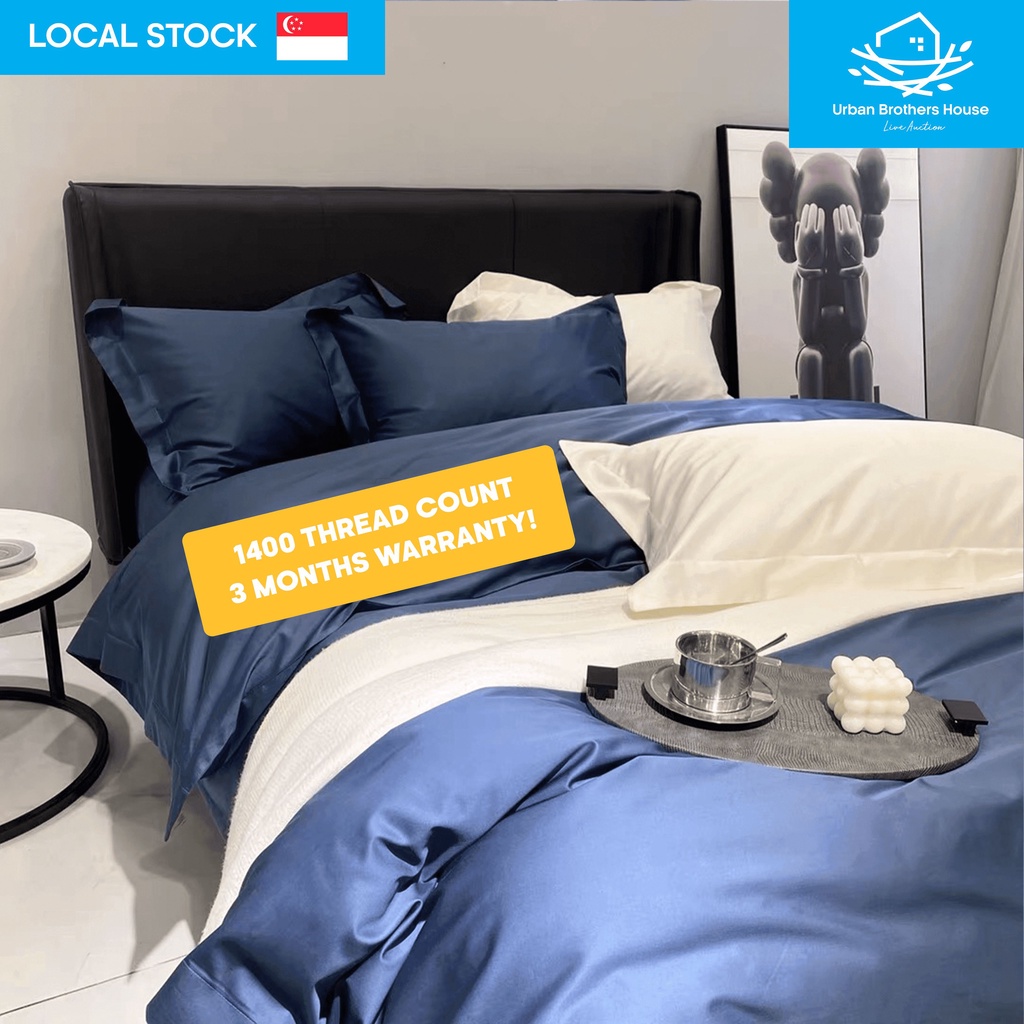 [🇸🇬LOCAL STOCK🇸🇬] NEW 1400TC Auto Cooling Ice Silk Tencel & Cotton