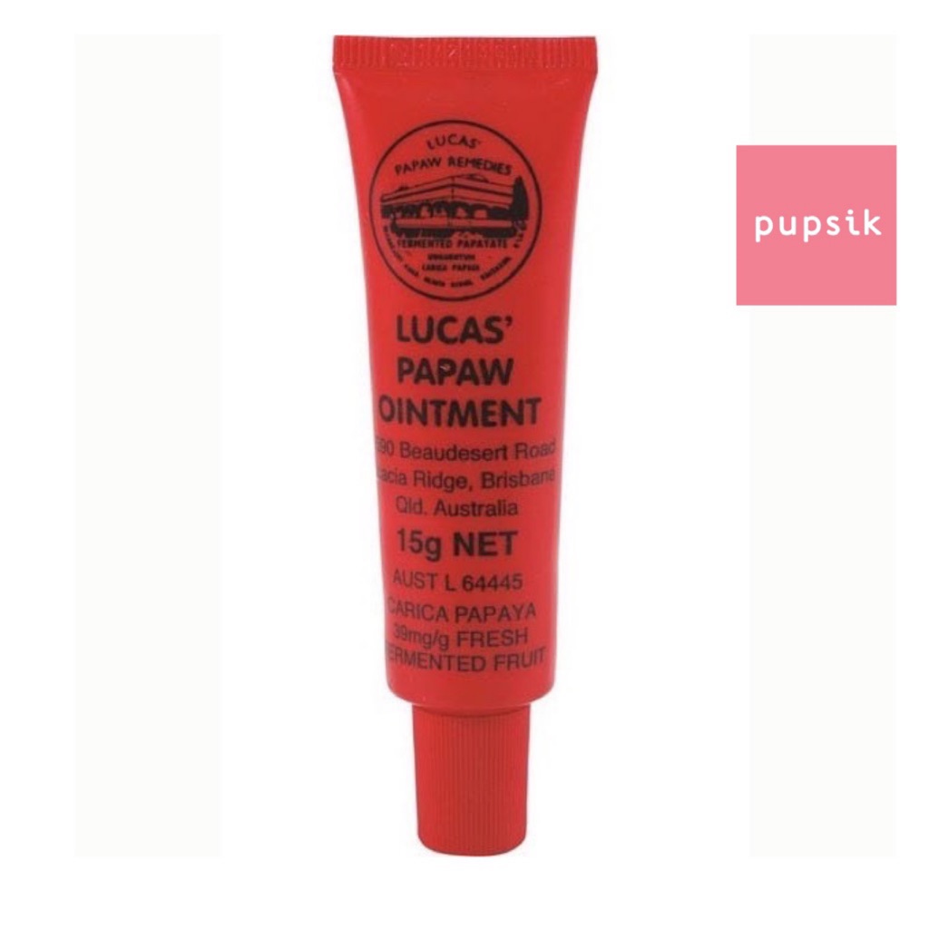 Lucas Papaw Ointment Lip Applicator, 15g - Exp 03/27 | Shopee Singapore