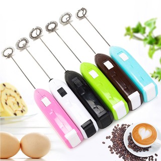 Kitchen Electric Mini Handle Cooking Eggbeater Juice Hot Drinks Milk  Frother Coffee Stirrer Foamer Whisk Mixer(Without battery)