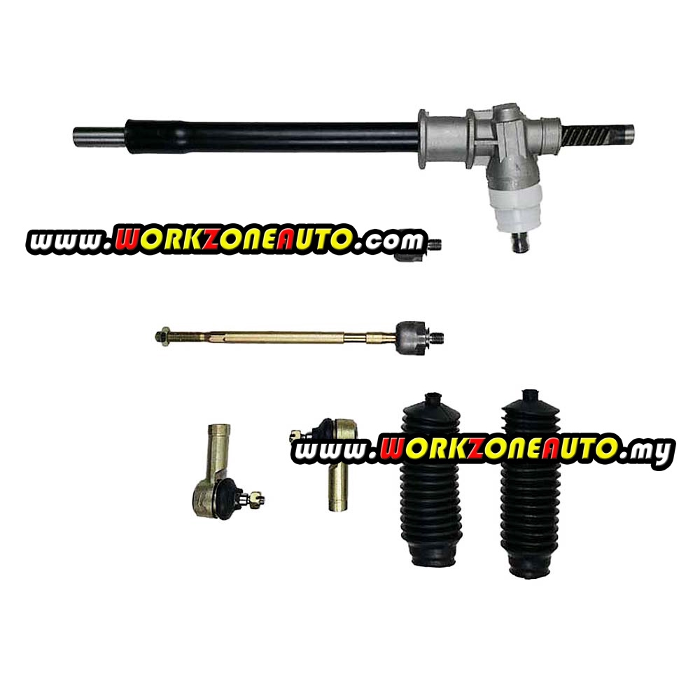 Proton Saga Iswara Magma 12V Manual Steering Rack Assembly With Tie Rod ...