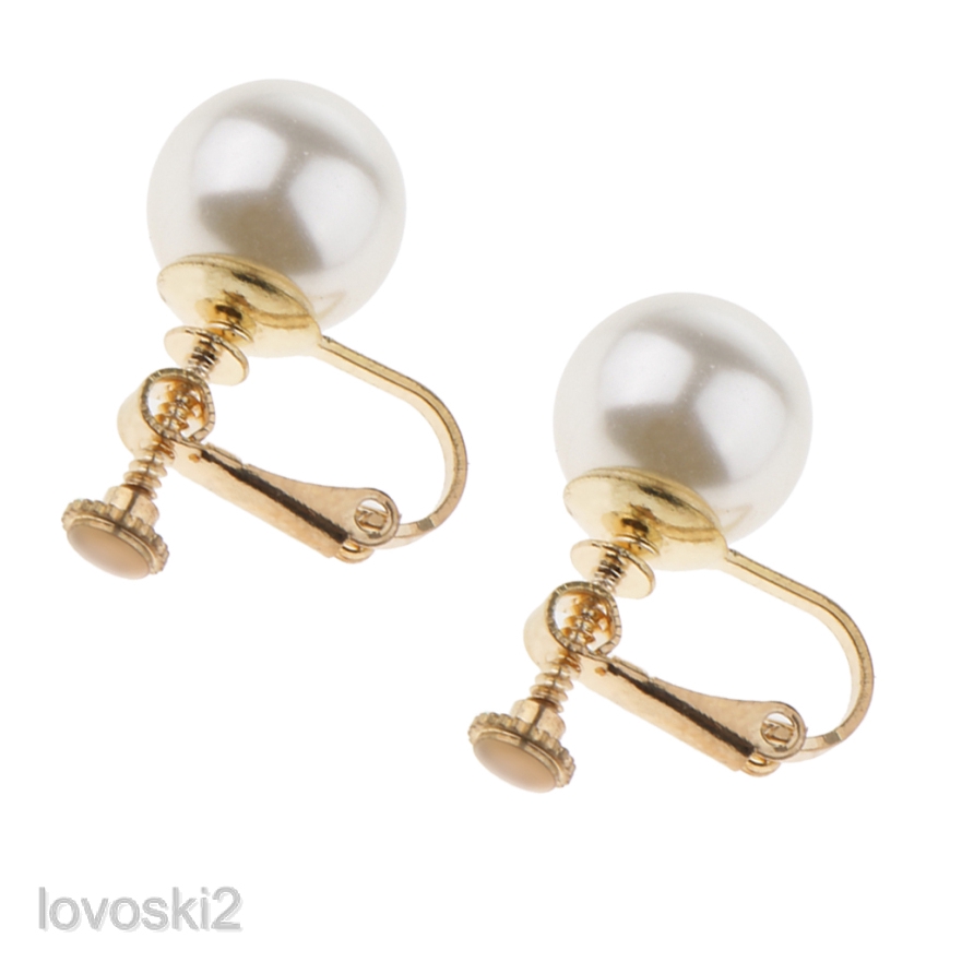 Screw back earrings on sale for unpierced ears