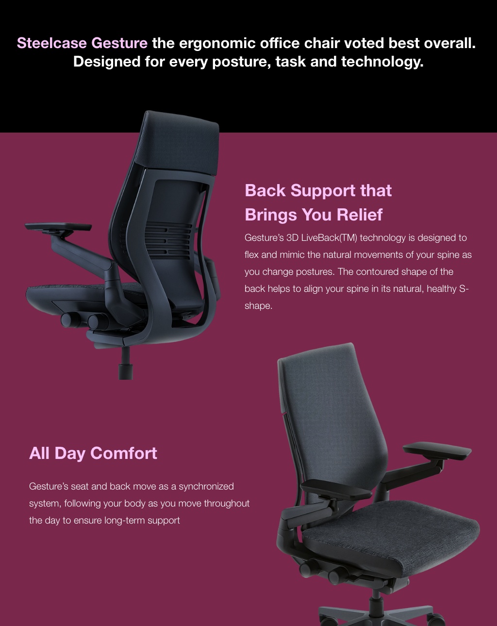 Steelcase Gesture Ergonomic Office Chair - Steelcase Singapore