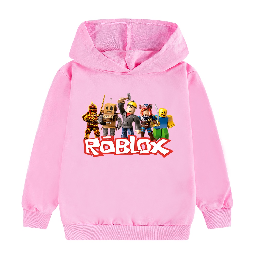 8COLOR ROBLOX GAME GAMER KIDS HOODIE JACKET 1-110 YEARS OLD SWEATER JACKET  FOR BOYS & GIRLS BABY BABIES HOOD SWEAT SHIRT SWEATSHIRT PULLOVER PULL OVER  TOP TOPS CARDIGAN RAIN COAT MALL PULL