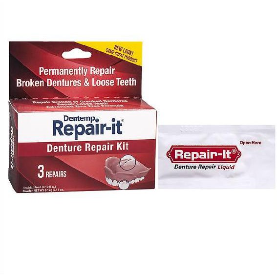 Dentist On Call Dentemp RepairIt Denture Repair Kit (pack of 3 repairs