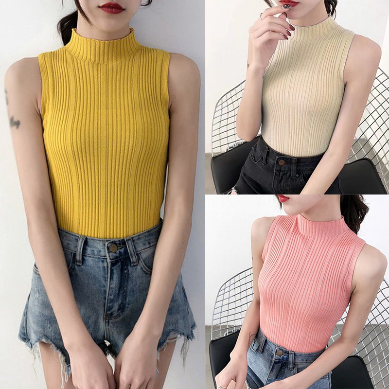 Turtleneck tank hotsell top outfit