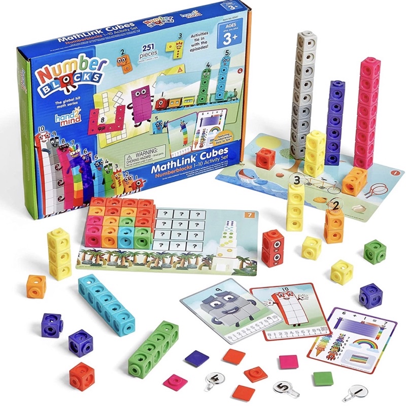 hand2mind Numberblocks MathLink Cubes Activity Set | Shopee Singapore