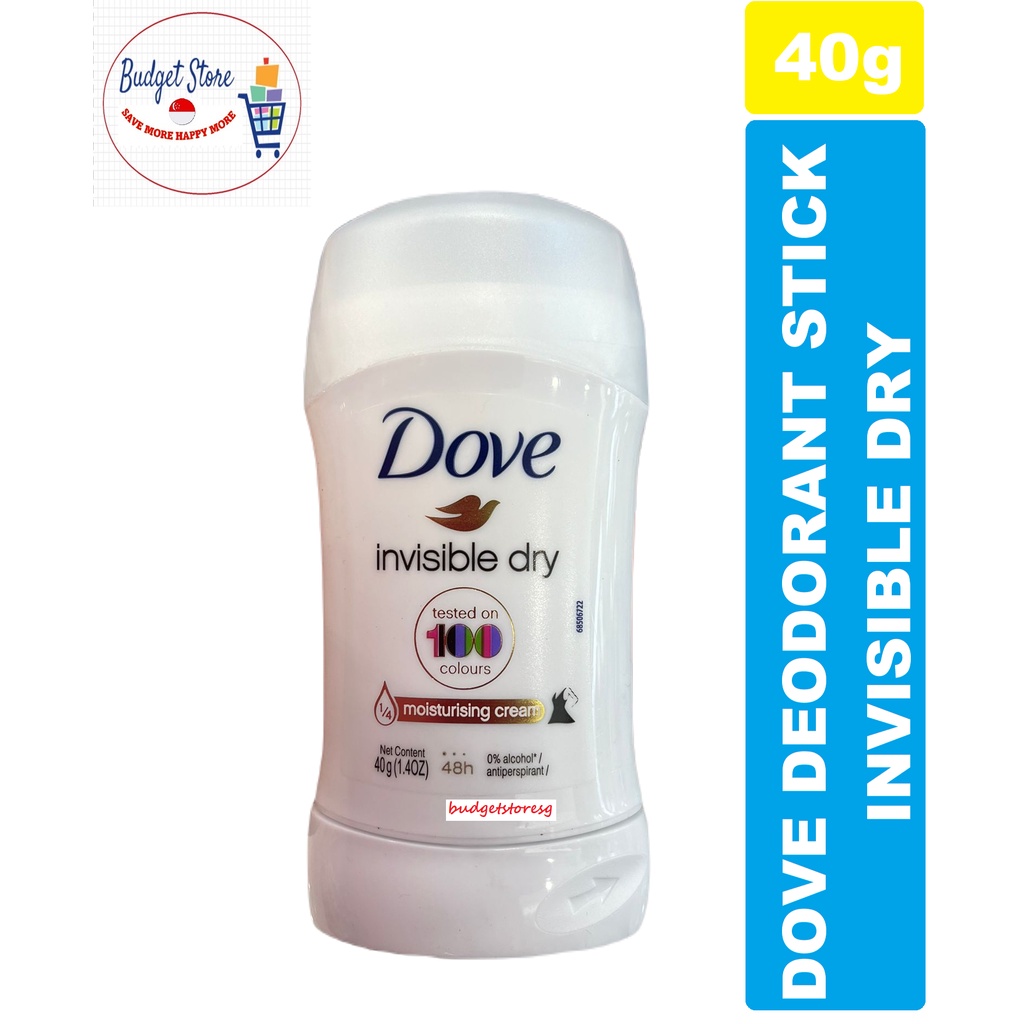 Dove Deodorant Stick Invisible Dry 40g Shopee Singapore