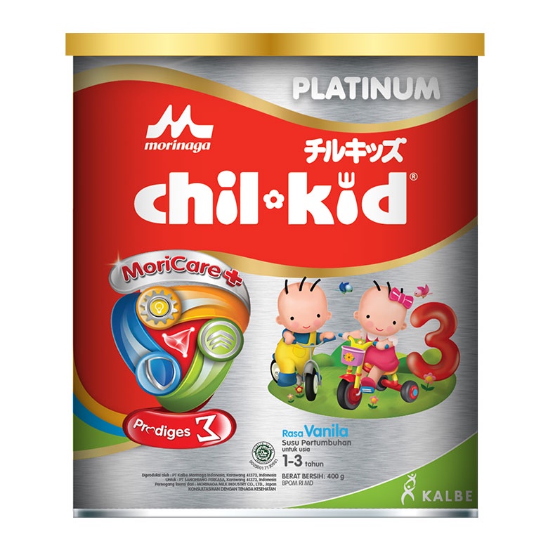 Morinaga Chil Kid Platinum Moricare Vanila 400Gr