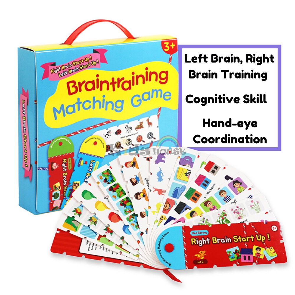 Braintraining Matching Game - Left Brain Right Brain Training Rope Book ...