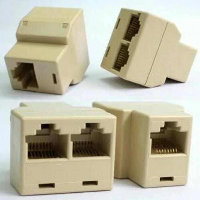 Barrel RJ 45 DOUBLE BRANCH 2 barrel double barrel UTP RJ45 LAN ...