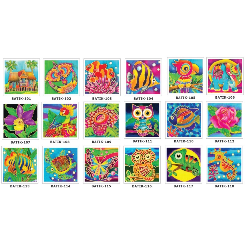 [Fun Easy Children/Kids Art Activities] Batik DIY Painting Kit 1/2