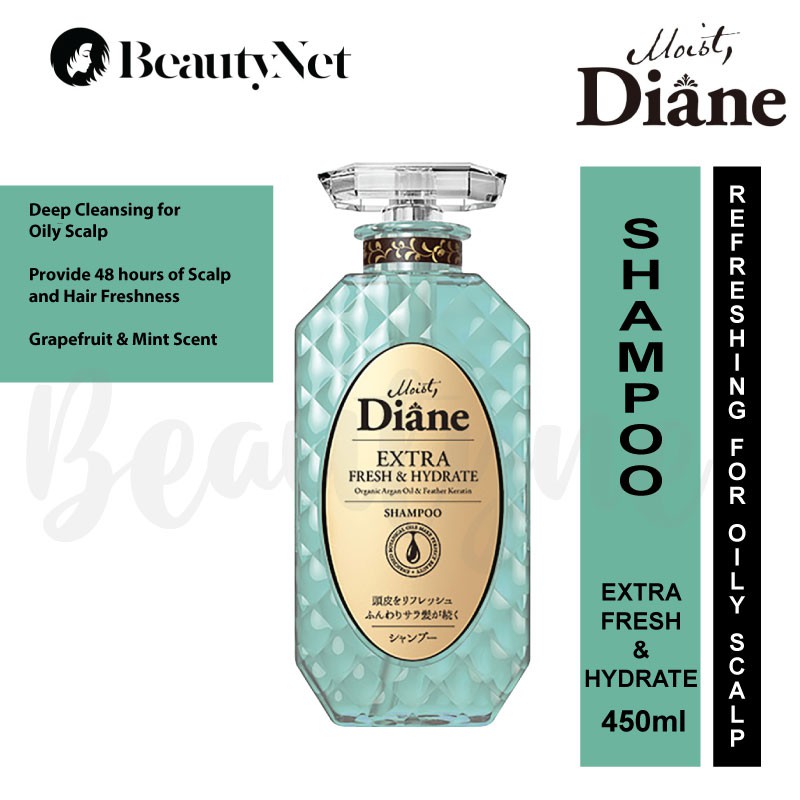 Moist Diane Perfect Beauty Extra Fresh & Hydrate Shampoo 450ml Shopee Singapore