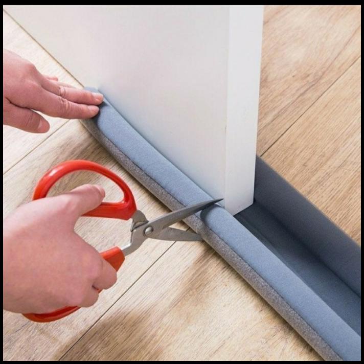 Twin Draft Door Guard Stopper Seal Strip Dust Door Stop Dp Shopee