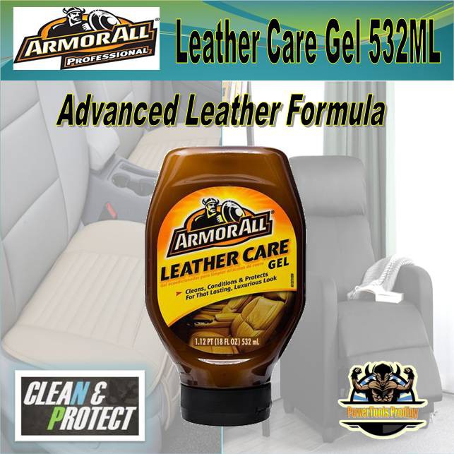 ARMORALL ALL LEATHER CLEANER GEL 532ML / CLEANS CAR SEAT / LEATHER SEAT