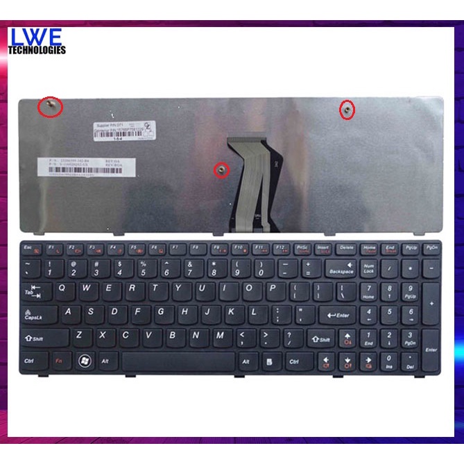 Vhbw Ventola Di Raffreddamento CPU/GPU 4-pin Compatibile Con Lenovo IdeaPad G580 E G585 - 79x66x13mm, 5V