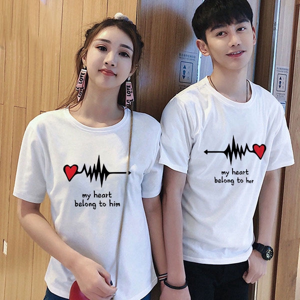 t shirt couple love