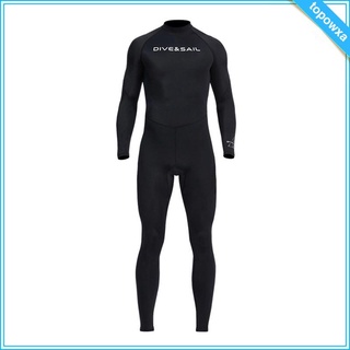 Ultra-thin MEN WetSuit Full Body suit Super stretch Diving Suit Swim Surf  Snorkeling M
