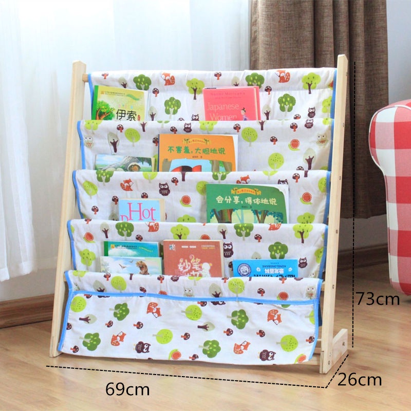 Kids Bookshelf Storage, Book Shelf For Kids Rooms, 4 Tier Sling Toddler Bookshelf Magazine Book Rack Children Book Organizer White 21c3c6bc C4d0 4804 B858 956d0a5aff35.b656b635a3feed8e436bfc88d6d0e305