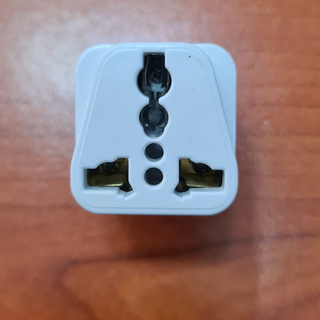 Universal 3 Pin Plug Adaptor (ME7186) Shopee Singapore