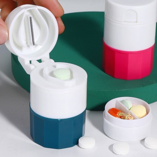 In Portable Pill Medicine Crusher Splitter Tablet Divider Cutter