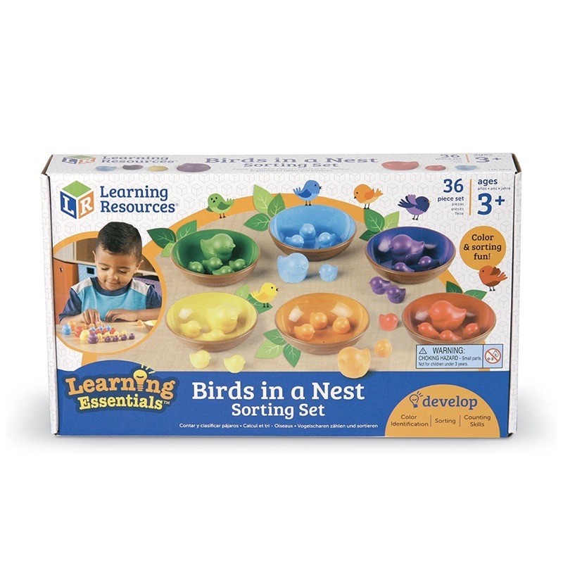 Learning Resources Birds in a Nest Sorting Set (36 Piece) | Shopee ...