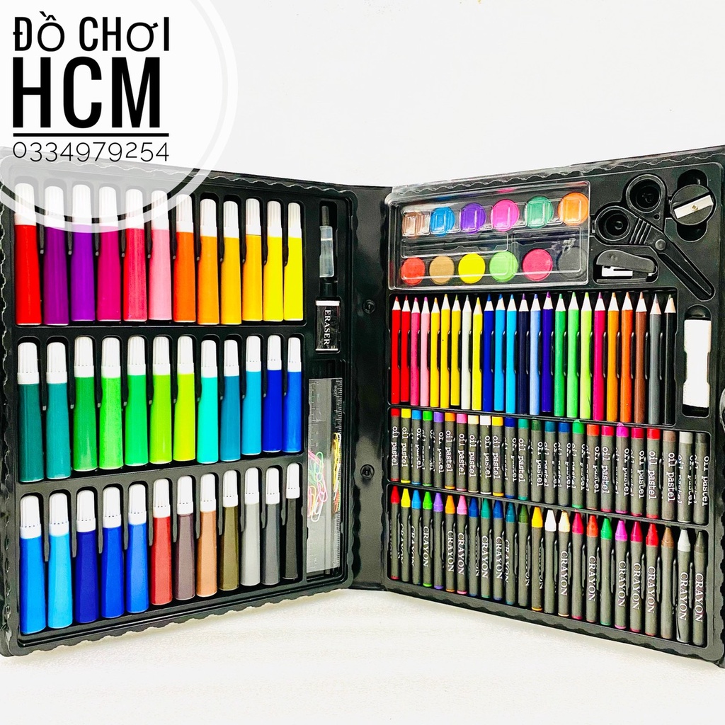[BEAUTIFUL GIFT] Large, multi-purpose 150-piece crayon box toy for ...