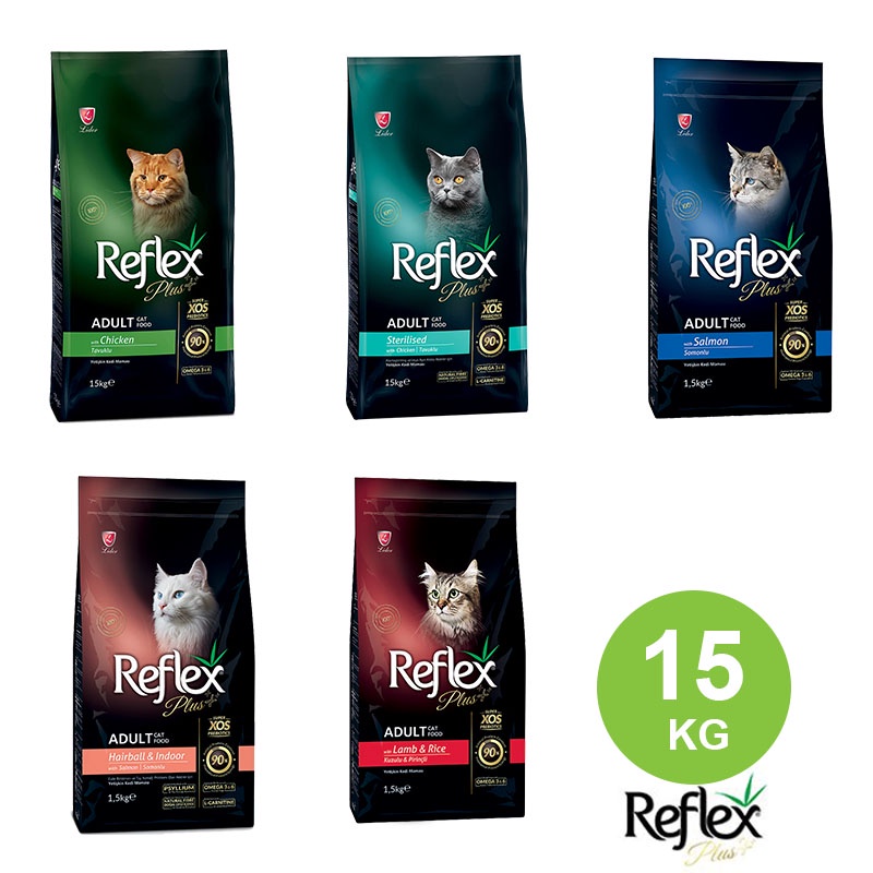 REFLEX PLUS DRY CAT FOOD 15KG Shopee Singapore