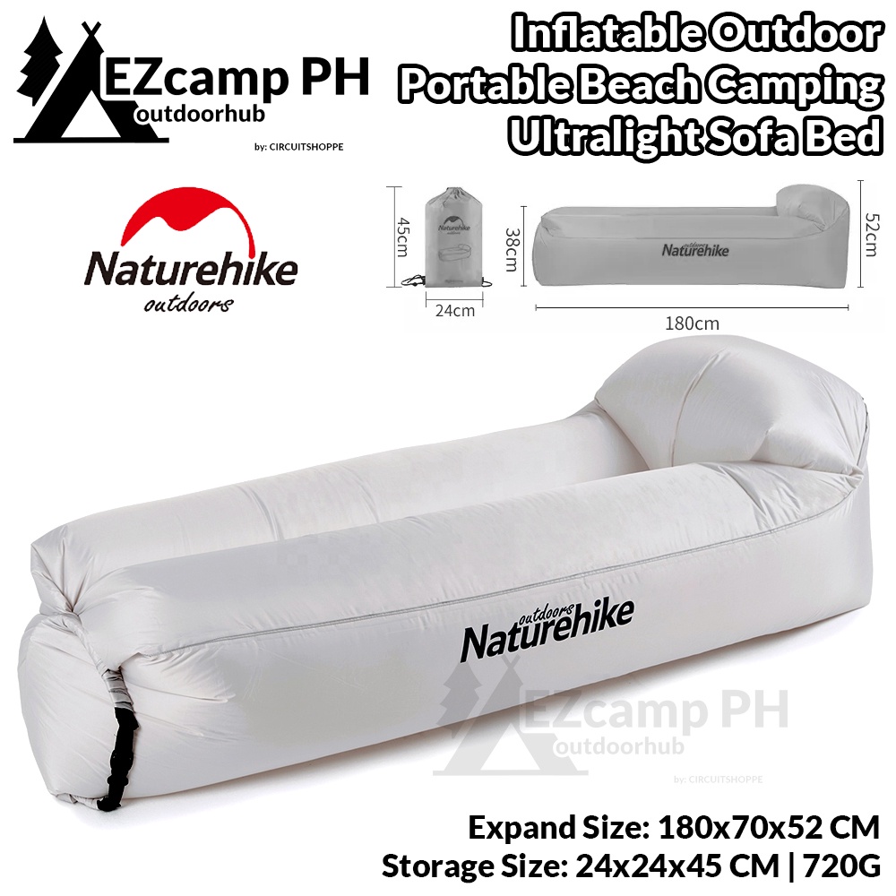 Naturehike Outdoor Beach Camping Air Inflated Sofa Bed Lazy Banana
