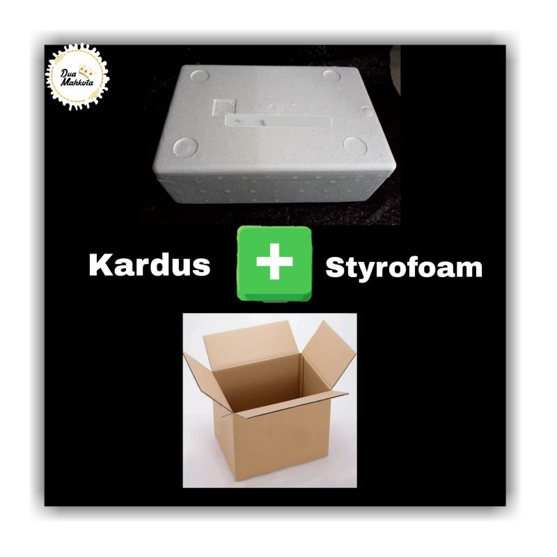 Cardboard And Styrofoam Box 1kg 29.6x19.8x11 cm/Box Cork Box 1kg