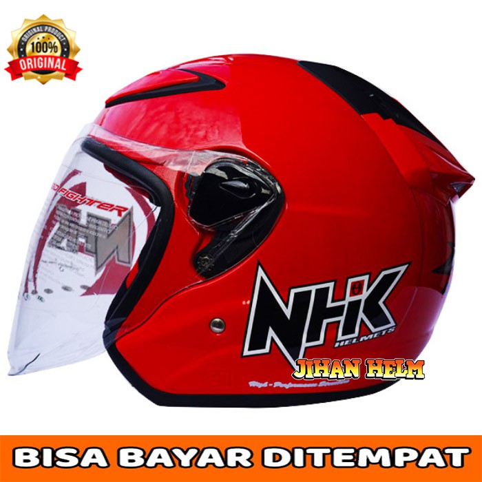 Helmet/nhk/helmet NHK/Helmet NHK R6 RED ORIGINAL SNI | Shopee Singapore