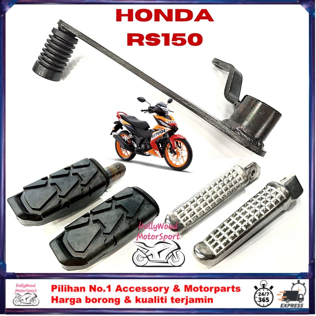 HONDA RS150R RS150 RS 150R STEP RUBBER | MAIN STEP LEFT | PILLION STEP ...
