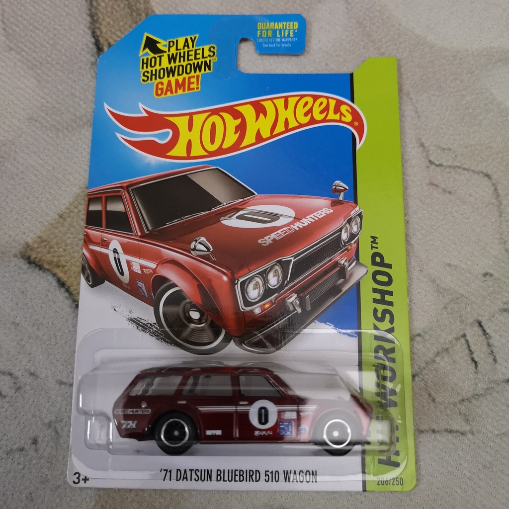 Hotwheel 71 Datsun Bluebird 510 Wagon Super Treasure Hunt (sth 