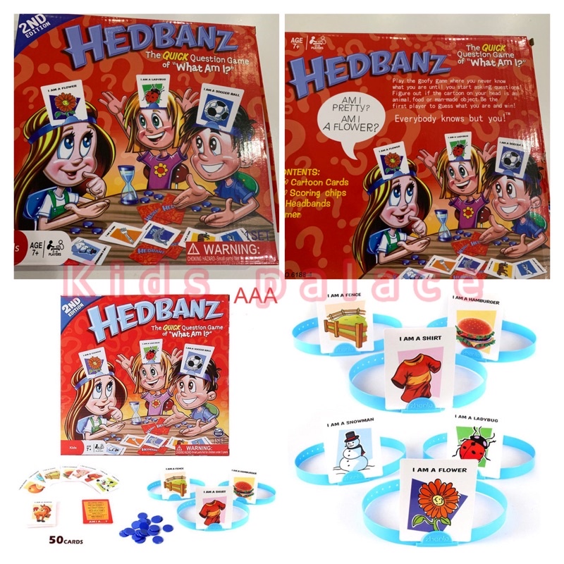 hedbanz family bonding games!! ideal for kids bonding!! brand new set