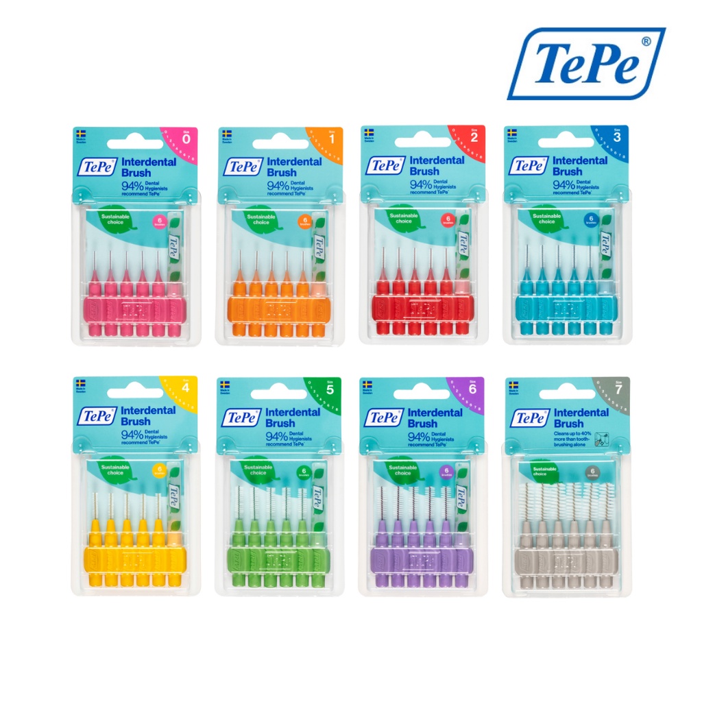 TePe Interdental Brushes Original 8 Pcs - Select Size