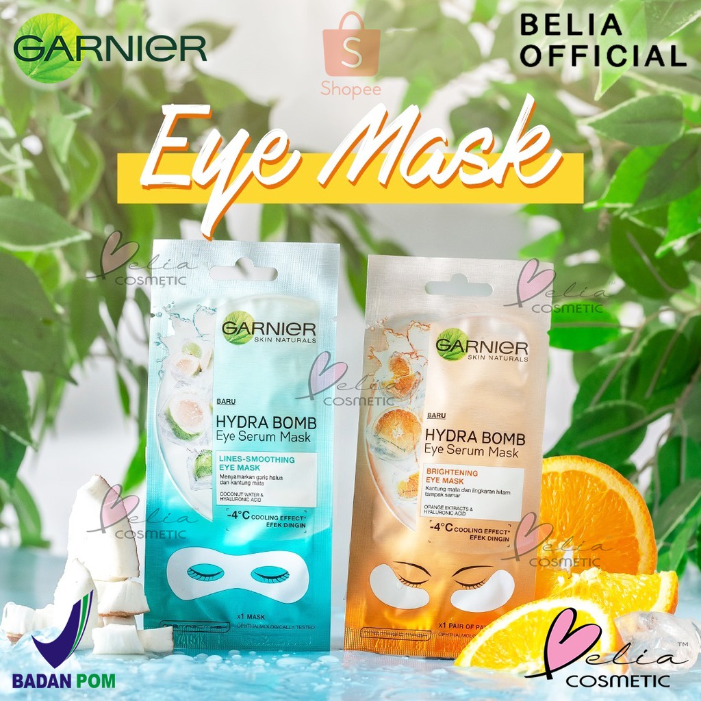 MATA Belia GARNIER Hydra Bomb Eye Mask Serum Skin Care 6g Hydrabomb