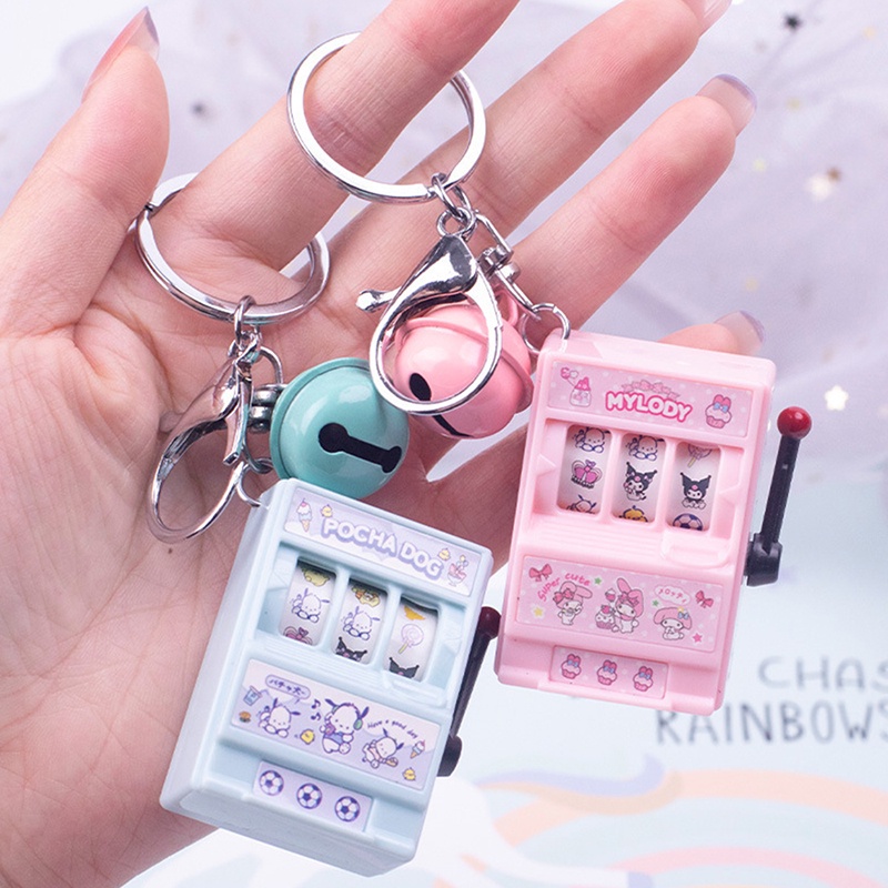 Kawaii Sanrio Casino Game Console KeyChain Melody Cinnamoroll Kuromi