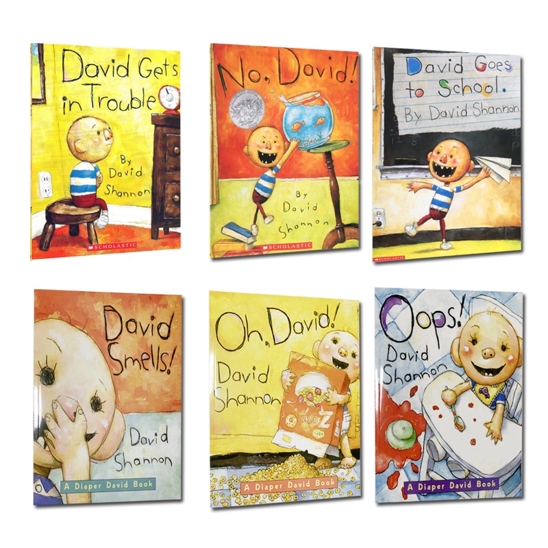 David Shannon 6 Styles No David, David Gets in Trouble, David Goes to ...