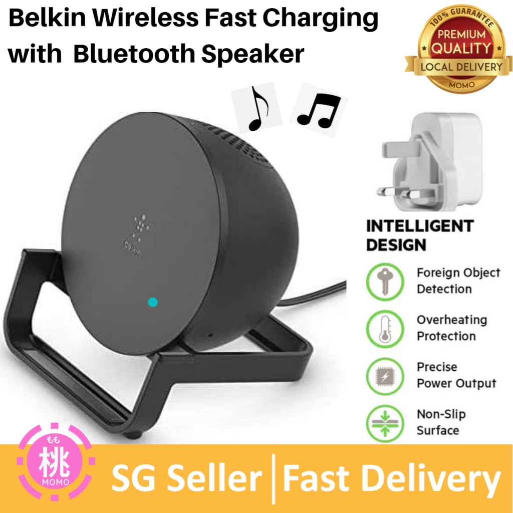 Belkin BoostCharge Wireless Fast Charging Stand and Bluetooth
