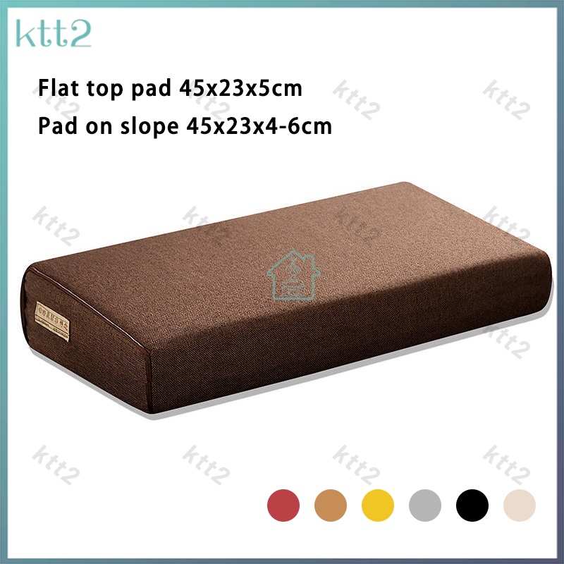 Household meditation meditation mat on a small cushion to sit and