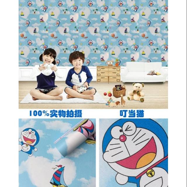 Wallpaper Sticker uk 45cmx10m Code no. 5288 doraemon Child motif Beach