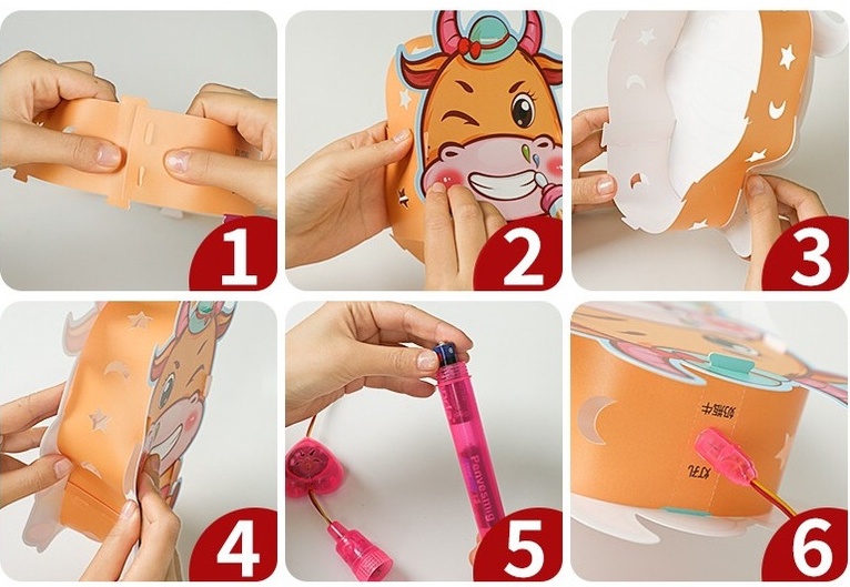 [SG Stock] Mid Autumn DIY Electronic Cartoon Lantern LT1021 | Shopee ...